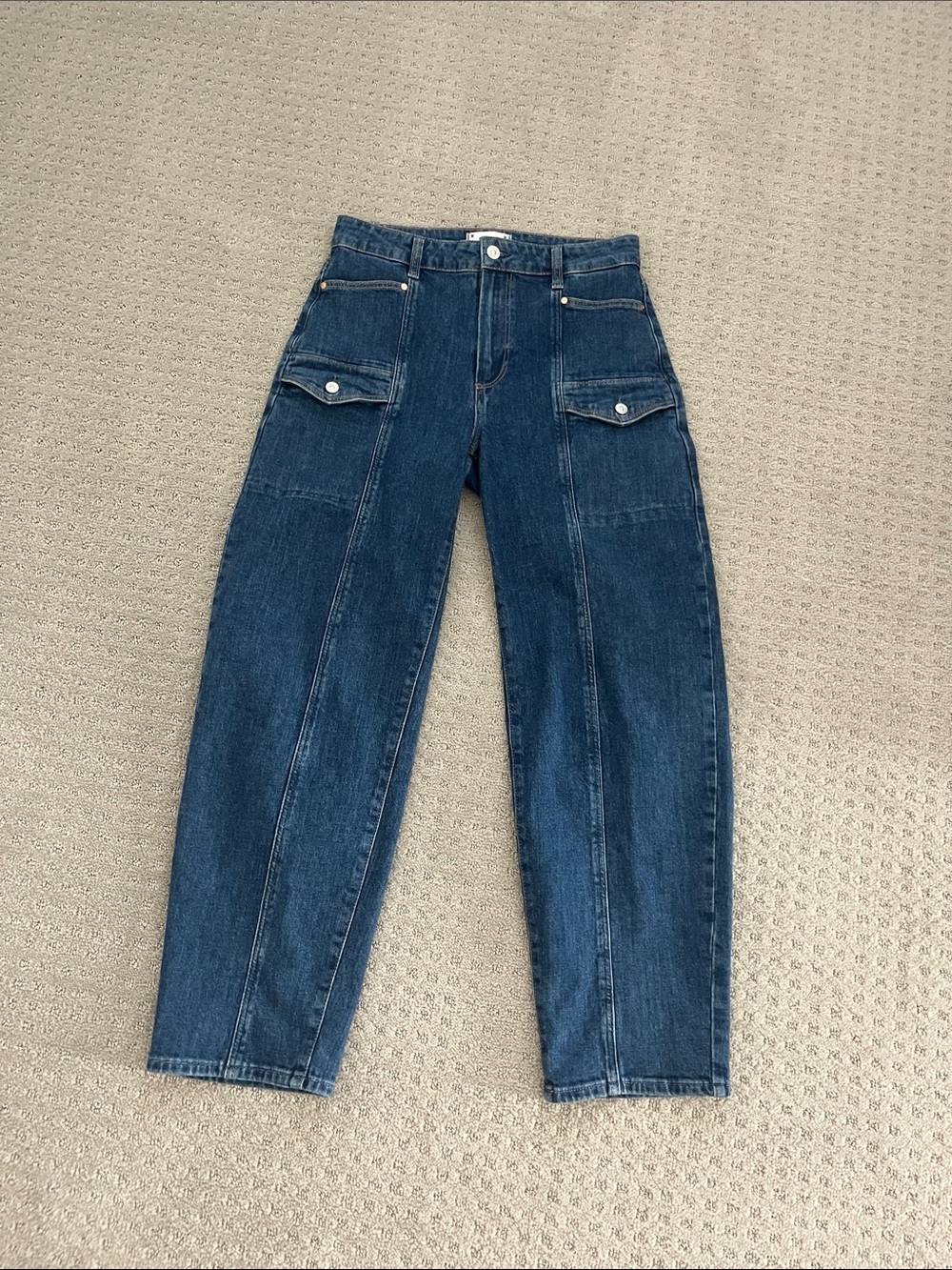 PAIGE High-Rise barrel Jeans Alexis size 26